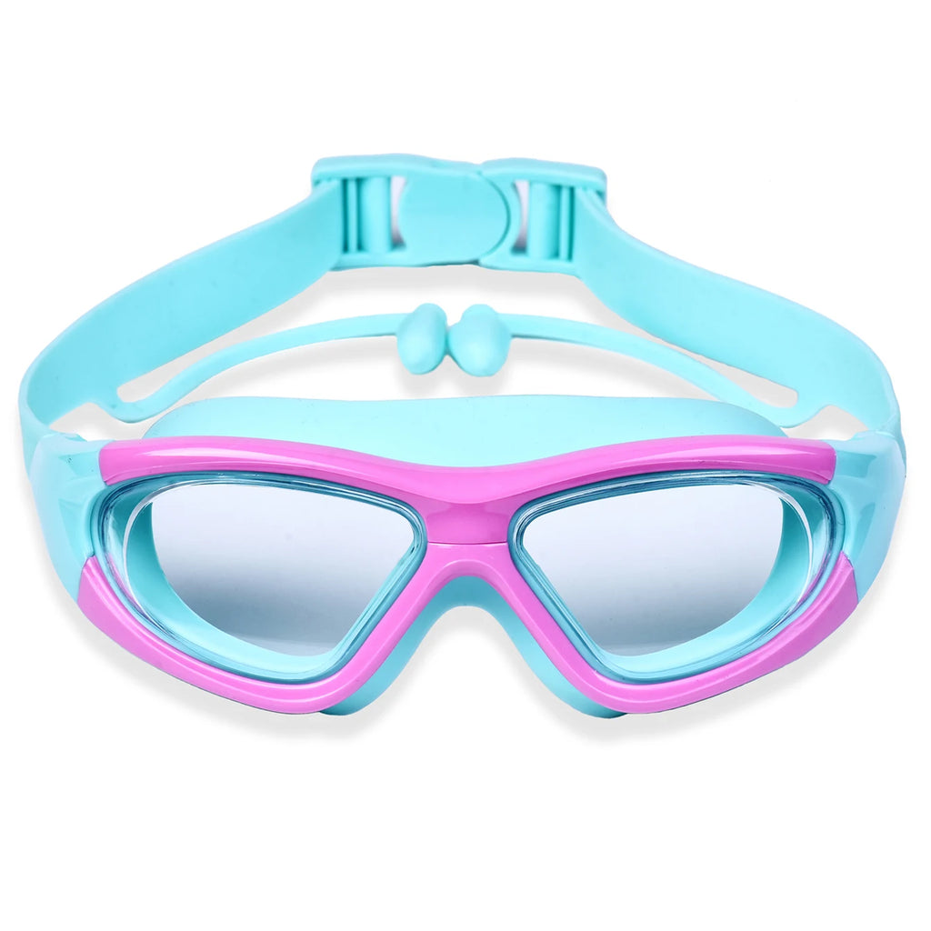 High-Definition Kids Swimming Goggles Anti-Fog Large Frame