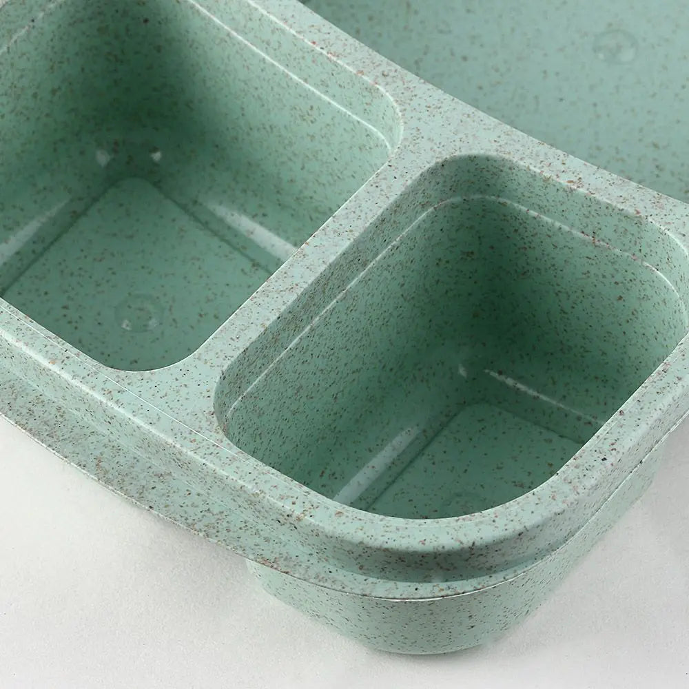 Eco-Friendly Wheat Straw Lunch Box Portable Compartment Food Storage Box