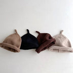 Kids Winter Crochet Bonnet Warm Baby Hat for Newborns