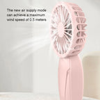 Portable Mini Pocket Fan USB Rechargeable Cute Handheld Fan