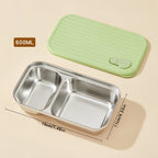 WORTHBUY 304 Stainless Steel Lunch Box Leakproof Stackable Food Container