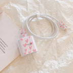 Cartoon Flower iPhone Charger Cover 18W/20W