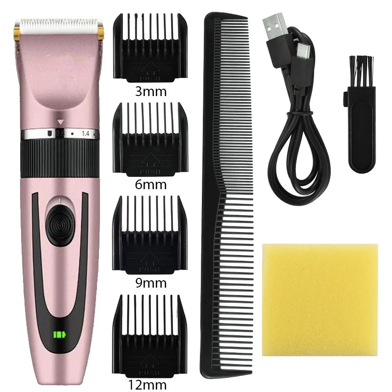 Electric Hair Clipper for Men Professional Rechargeable Trimmer