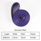 Stackable Heavy Tension TPE Resistance Bands Anti-Snap Home Gym Yoga