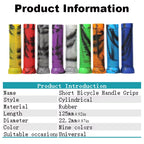 125mm MTB Bike Handlebar Grips 22.2mm Shockproof Anti-Slip Rubber