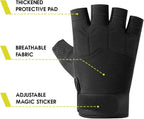 Fingerless Tactical Gloves Padded Breathable MTB Climbing Gloves