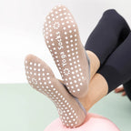Women Yoga Socks Silicone Anti Slip Grip Pilates Ballet Breathable