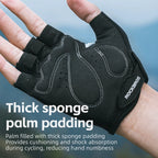 Half Finger Cycling Gloves MTB Bike Anti-Slip Breathable Gloves