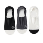 Men Invisible Socks 3Pairs Breathable No Show Mesh Casual