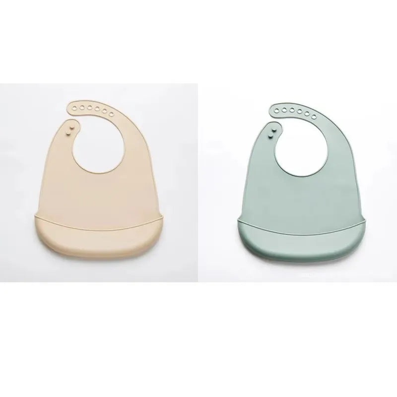BPA Free Silicone Baby Bib Waterproof Feeding Bib
