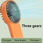 Cartoon Foldable Mini Fan USB Rechargeable Portable Fan