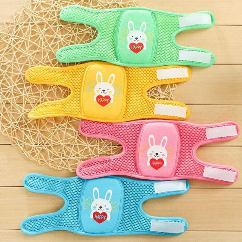 Baby Knee Pads Adjustable Cute Bunny & Giraffe Crawling Protector Secondary image