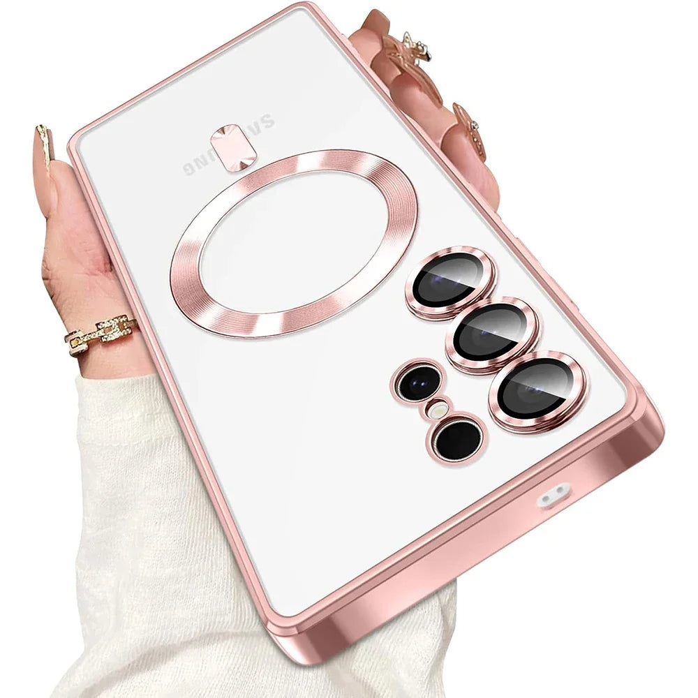 Luxury Magnetic MagSafe Case for Samsung Galaxy S21 S23 S24 S25 S26
