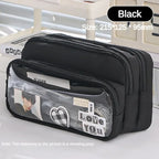 Transparent Pencil Case Large Capacity Storage Bag