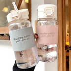 500ml Kids Water Bottle with Straw Leakproof Cup