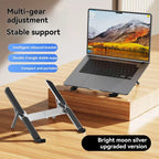 Metal Mini Foldable Laptop Stand Adjustable Portable 10-17 Inch