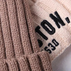 Boston Baby Beanie Hat Warm Knitted Winter Cap for Kids