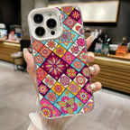 Iridescent Mandala TPU Case for iPhone 17 16 15 14 13 12 Pro Max Cover