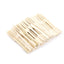 100PCS Bamboo Disposable Fruit Fork Set Wooden Dessert Party Forks