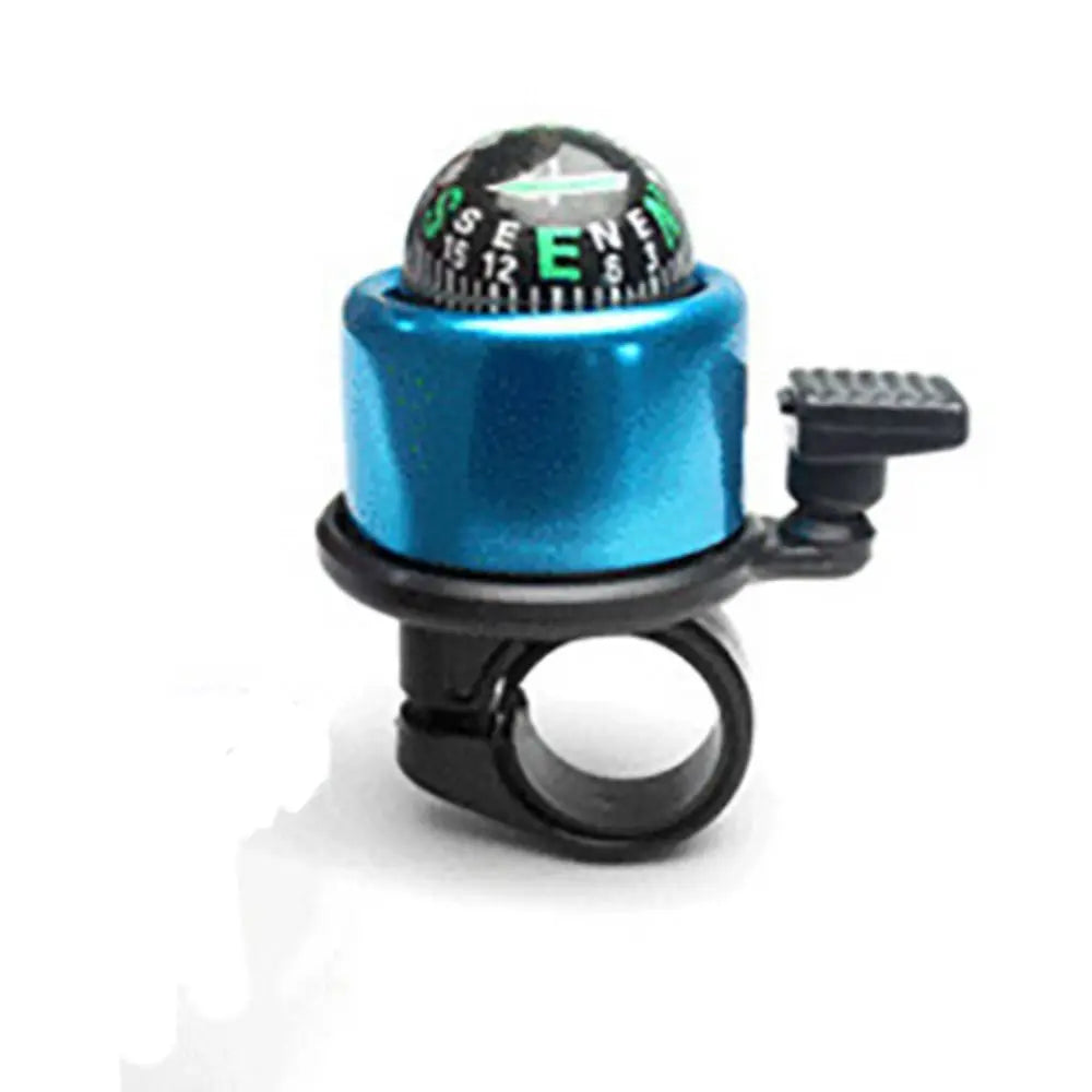 Mini Aluminum Bike Bell with Compass Ultra-Loud Bicycle Handlebar Bell