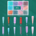 Nailpop Dual Forms Reusable Nail Extension Molds with Scale Design
