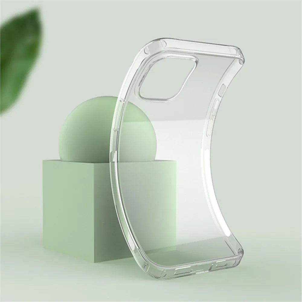Non-Yellowing Clear Case for iPhone 11 12 13 14 15 16 Pro Max