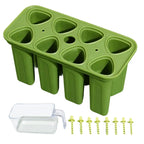8 Grid Silicone Ice Pop Mold – Reusable DIY Ice Lolly Maker Tray
