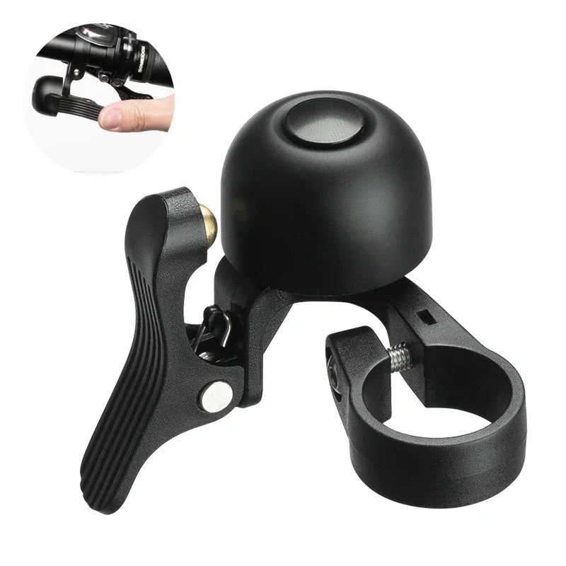 ROCKBROS Bike Bell Alloy Handlebar Bell with Crisp Safety Warning Sound