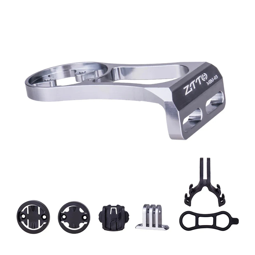 Bike Stem Computer Mount GPS GoPro Light Holder MTB Road Bracket