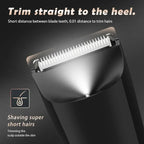 Men's Body Trimmer Electric Groin Groomer Ceramic Blade Wet/Dry