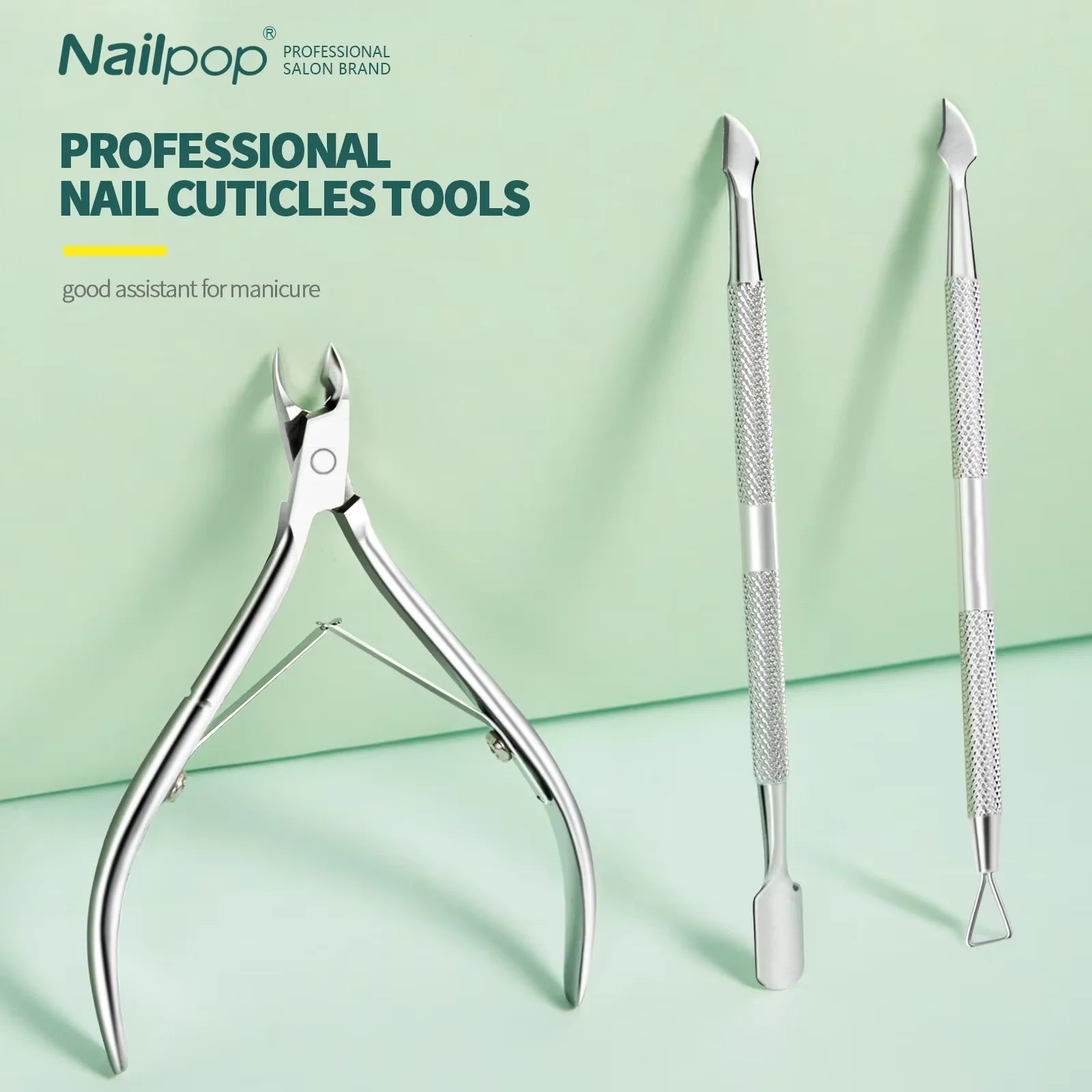 Stainless Steel Manicure Pedicure Tool Set Nail Cuticle Trimmer Kit