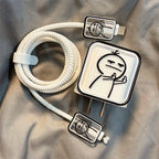Fast Charger Protector Case & USB Cable Wrap for iPhone 15/14/13