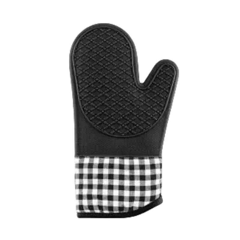Silicone Insulated Gloves Heat Resistant Anti-Slip Kitchen Oven Mitts