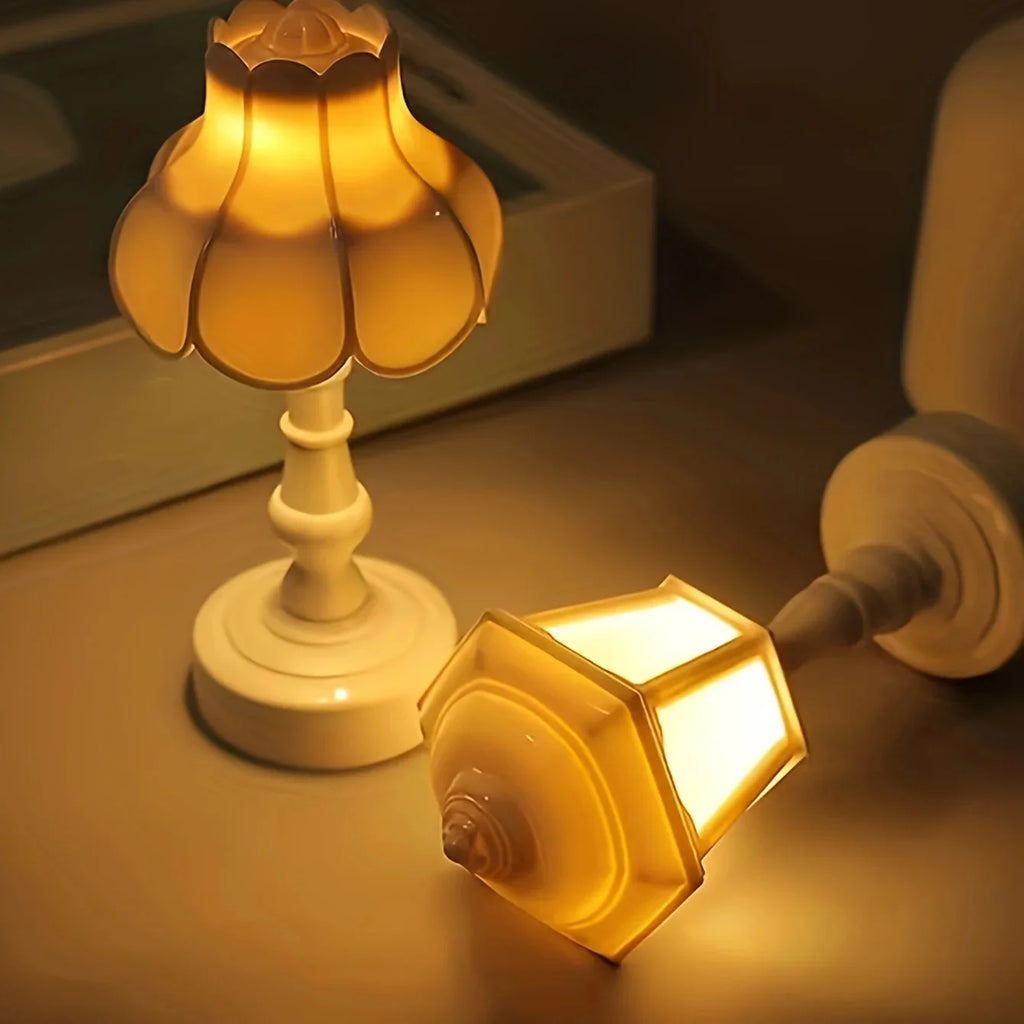 Geometric Flower Bud LED Table Lamp for Bedroom Décor