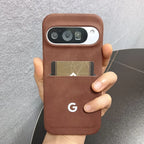 Business Leather Card Holder Case For Google Pixel 10 Pro XL 9 8A