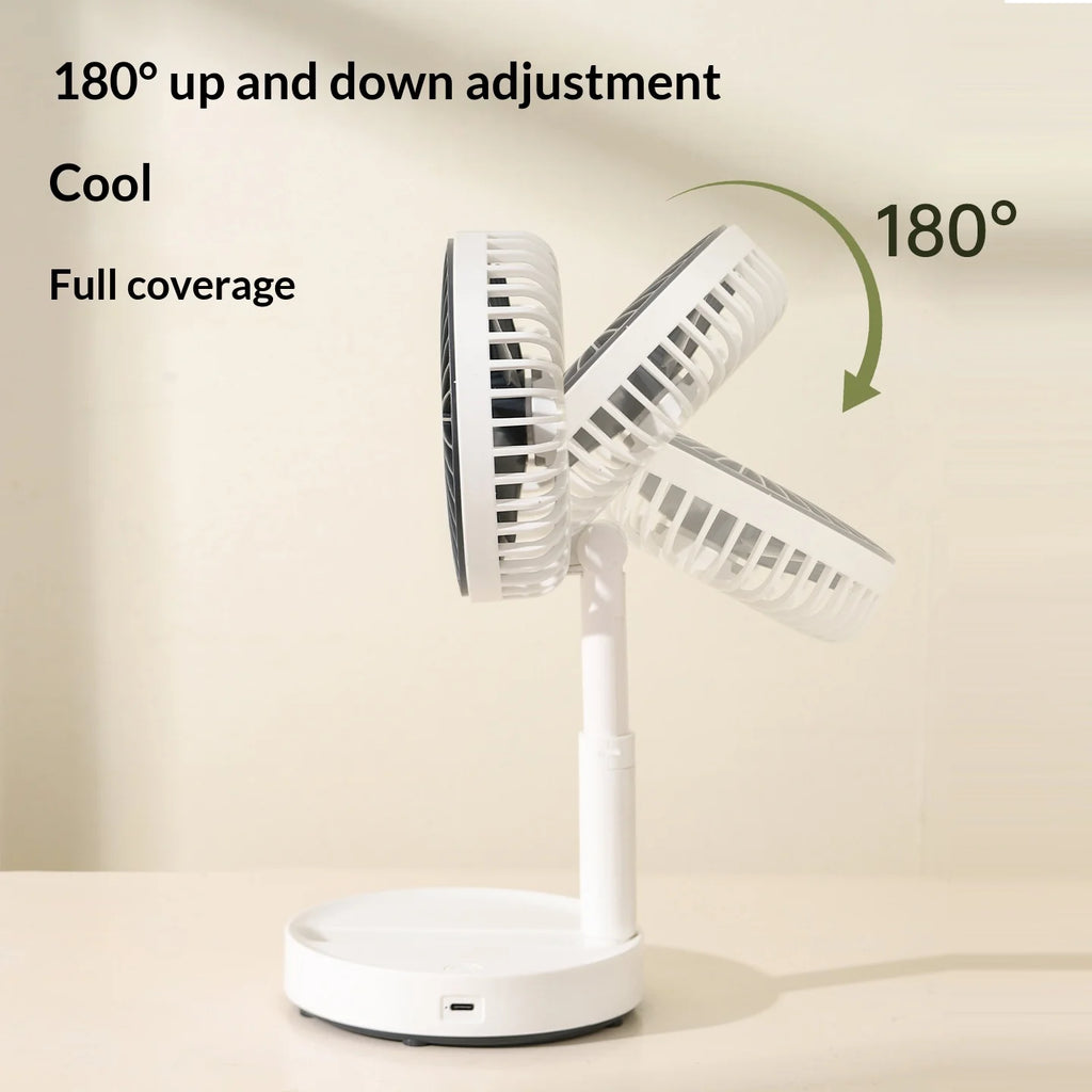 5-Inch Foldable USB Mini Fan UK Portable Desktop Cooling Fan