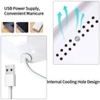 LULAA Nail Dryer Lamp UV LED Gel Nail Polish Curing Lamp