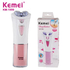 Kemei KM-1999 Portable Women Epilator Facial Body Hair Removal