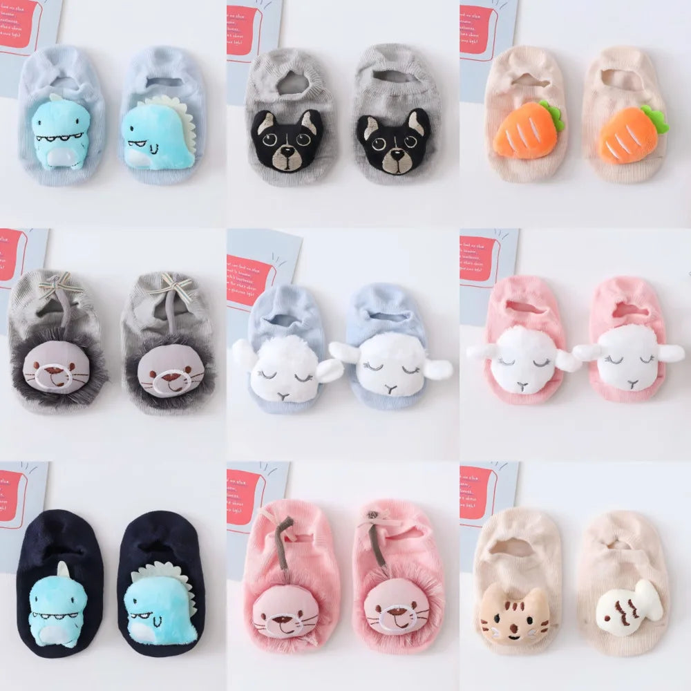 Baby Anti-Slip Socks Slippers UK – Toddler Floor Shoes (18 Colors) Secondary image