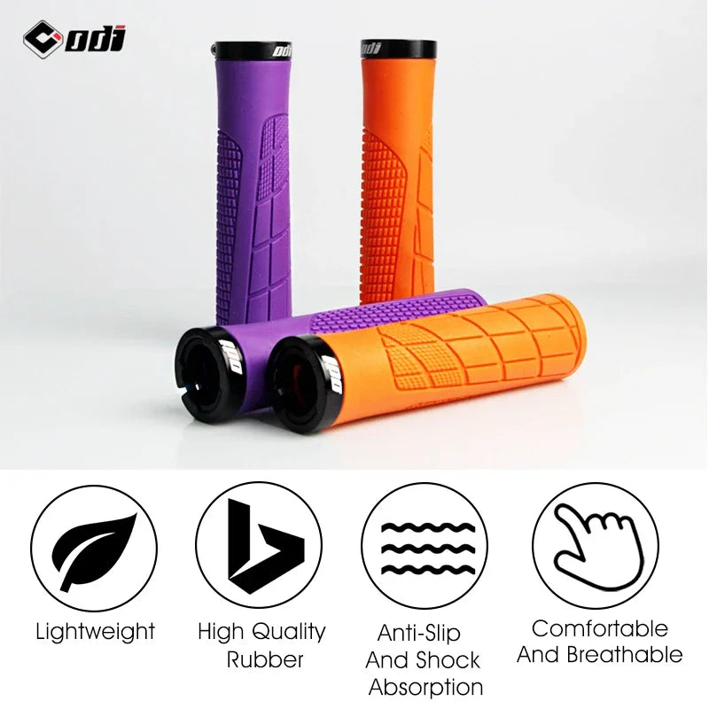 ODI Lock-On MTB Handlebar Grips 22.2mm Anti-Slip Rubber Ergonomic