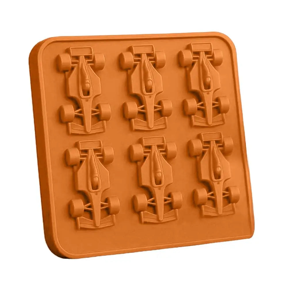 Formula Racing Car Ice Mold 3D Silicone Ice Cube Tray for Drinks & Jelly