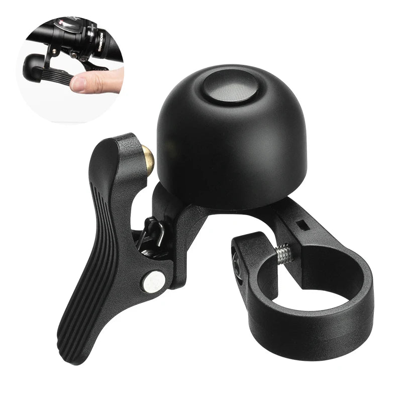 ROCKBROS Bike Bell Alloy Handlebar Bell with Crisp Warning Sound