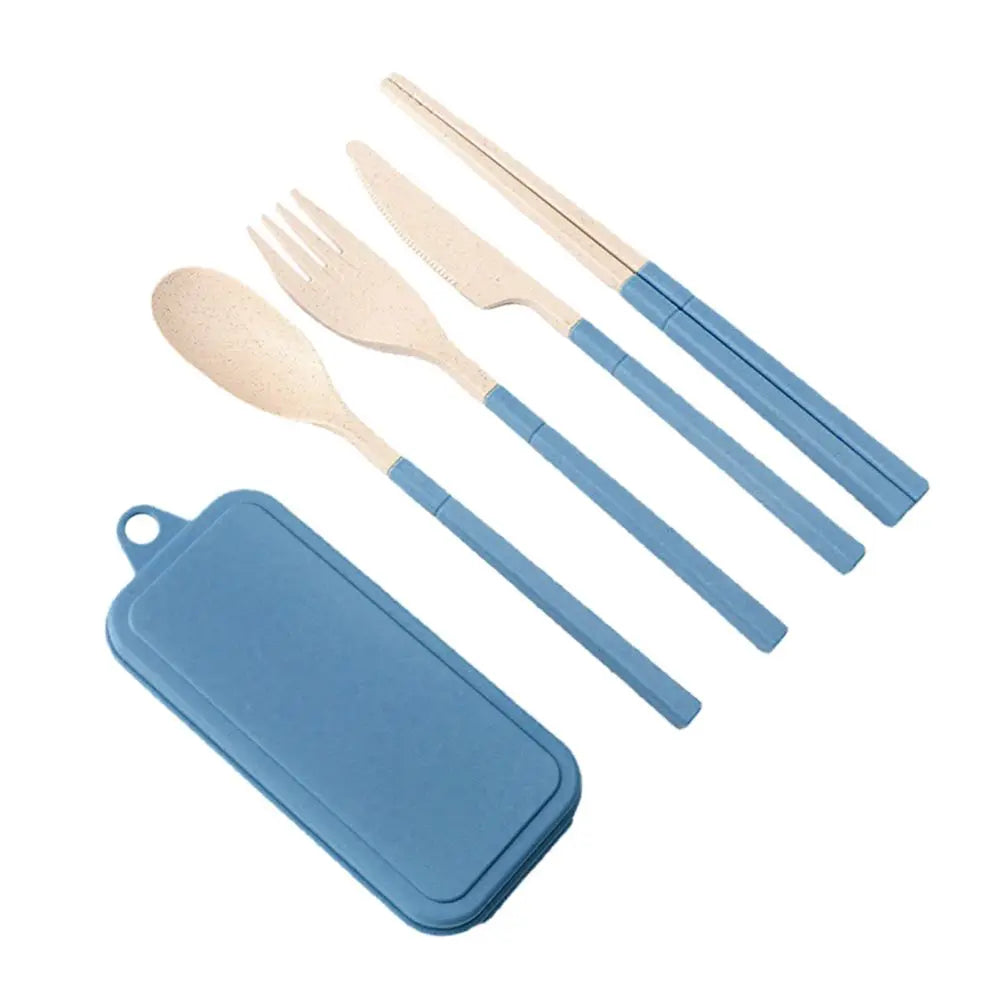 Eco-Friendly Wheat Straw Lunch Box Portable Compartment Food Storage Box