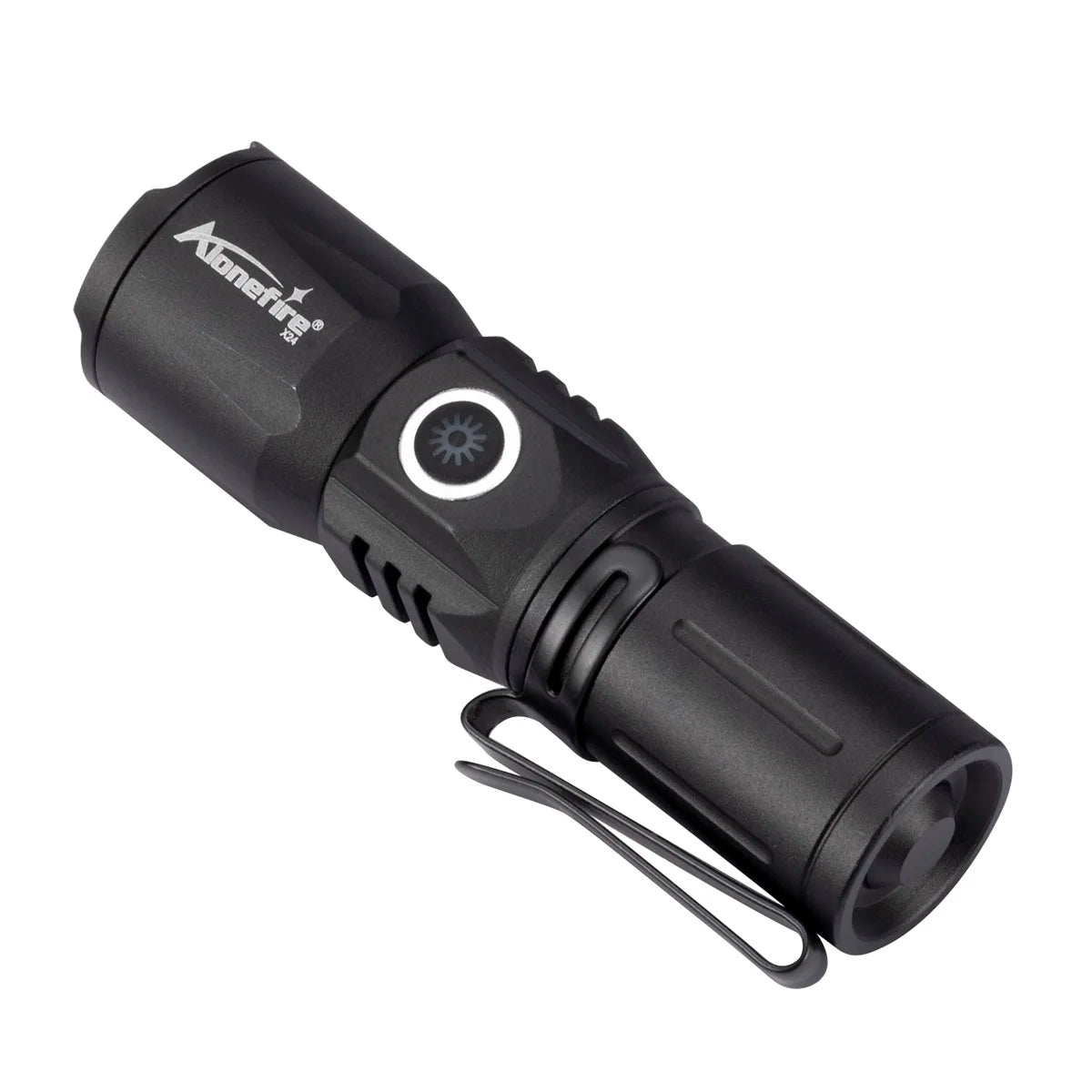 Zoom LED Mini Flashlight Type-C Rechargeable Pocket Torch