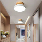 Nordic Wood Ceiling Lamp for Hallway & Bedroom Décor
