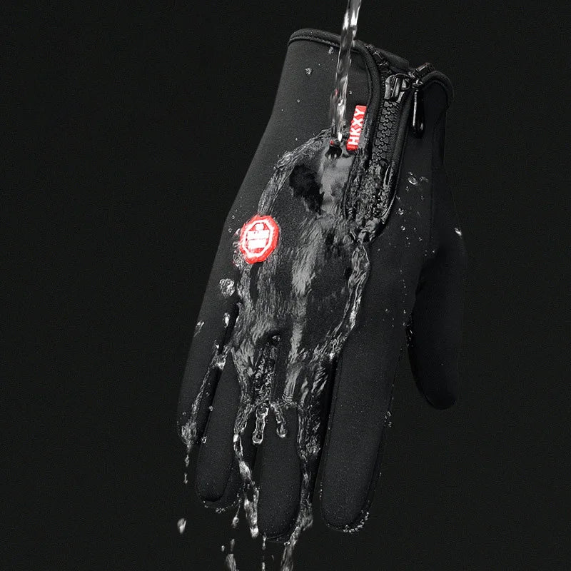 Winter Cycling Gloves Men Women Thermal Waterproof Touchscreen Warm