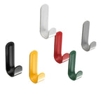 J-Shaped Adhesive Wall Hook No-Drill Coat & Kitchen Hook