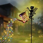 Solar Fairy Watering Can Garden Light Waterproof Outdoor Projection Lamp