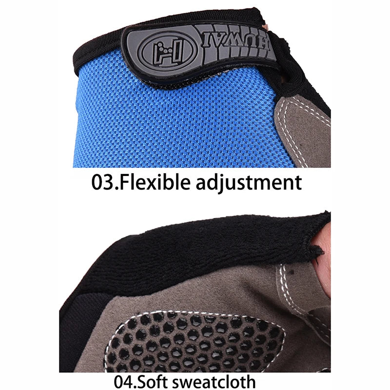 Half Finger Gym & Cycling Gloves Anti-Slip Breathable