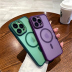 Lens Protection MagSafe Case for iPhone 11 12 13 14 15 16 Pro Max